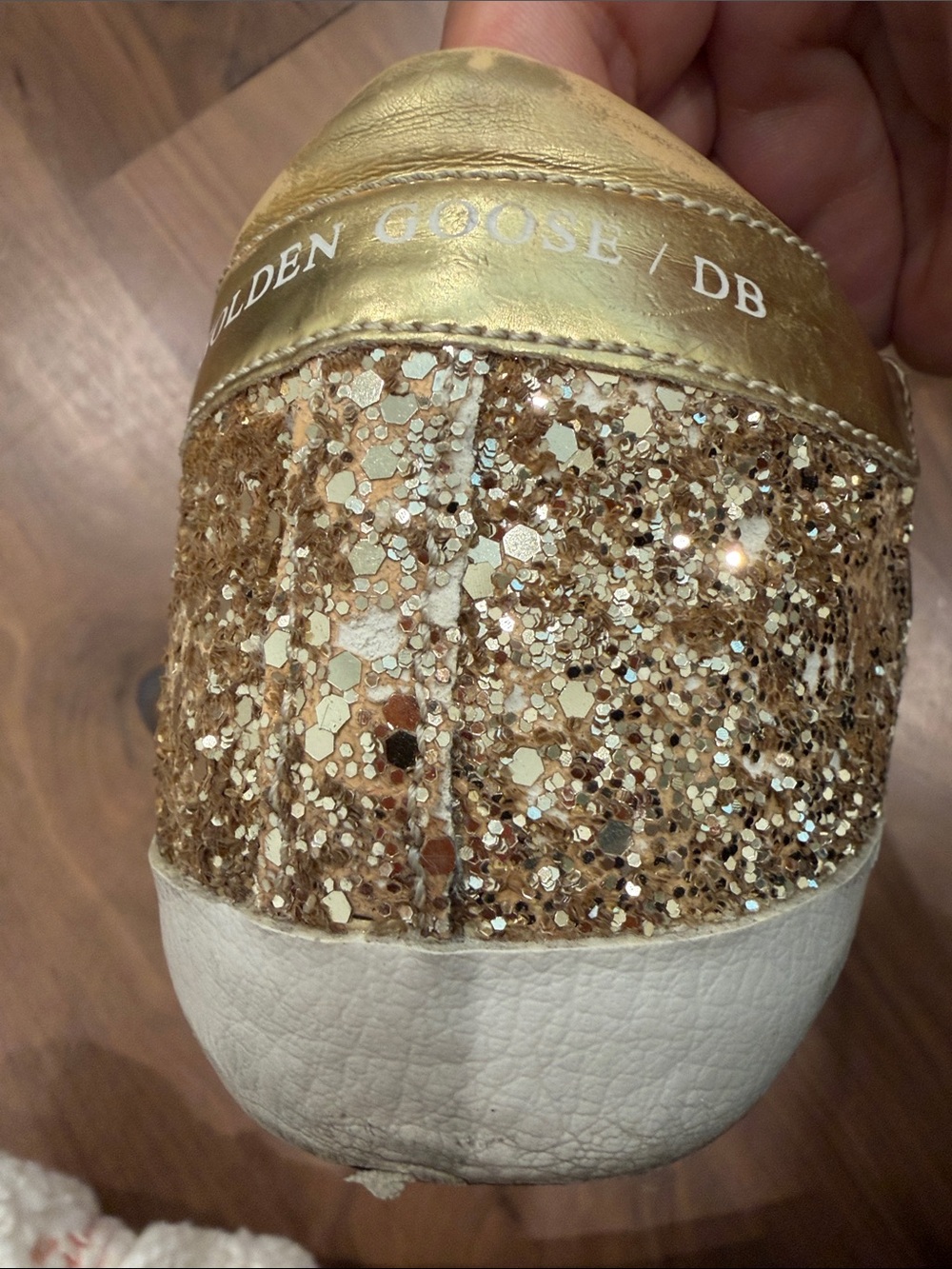 Golden Goose Gold Glitter Superstar - Picture 9 of 11